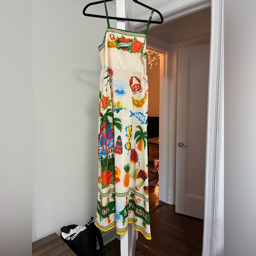 Alemais inspired printed dress